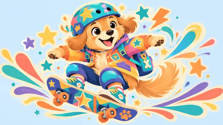 Colorful vector illustration artwork