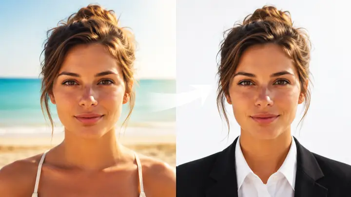 Passport photo maker preview