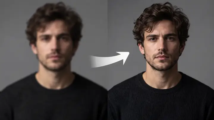 Portrait enhancement comparison